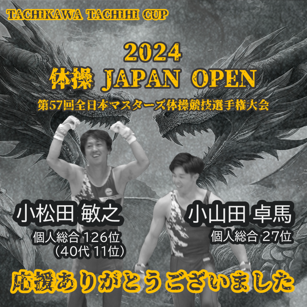 第57回全日本マスターズ体操競技選手権大会結果報告