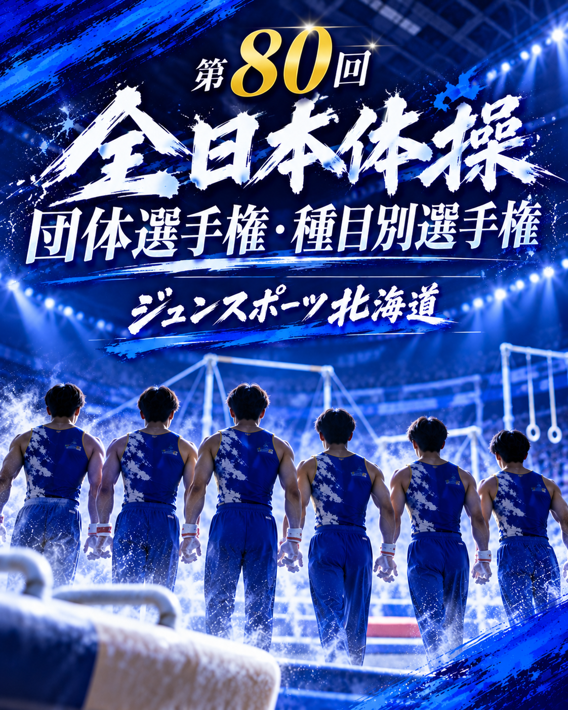 第80回全日本体操団体選手権・種目別選手権 出場のお知らせ